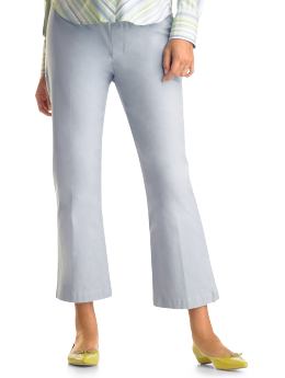 Gap Twill flare cropped pants
