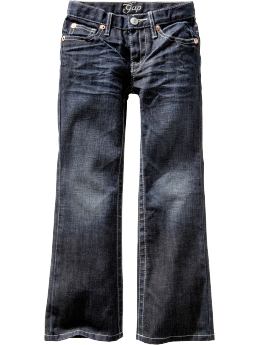 Gap Singed indigo boot cut jeans