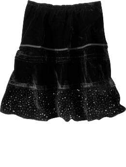Gap Sequined velvet skirt