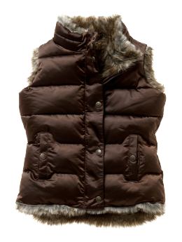 Gap Reversible faux-fur vest