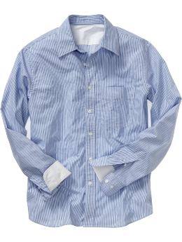 Gap Long-sleeved feathered stripe shirt