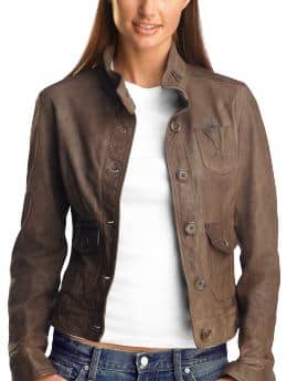 Gap Leather surplus jacket