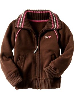 Gap Sweater trim zip-up jacket