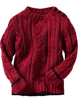 Gap Cable knit crew neck sweater