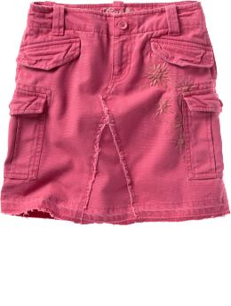 Gap Embroidered cargo skirt
