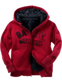 Gap Quilted full zip hoodie