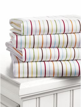 Gap Striped fitted crib sheet