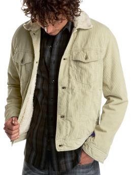 Gap Sherpa cord jean jacket