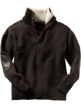 Gap Sherpa mock neck sweater