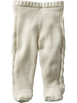 Gap Aran embroidered cable knit sweater pants