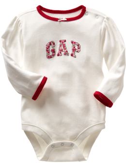 Gap Embroidered arch logo bodysuit