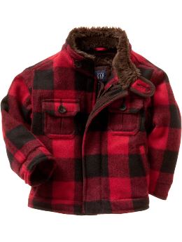 Gap Lumberjack plaid wool jacket