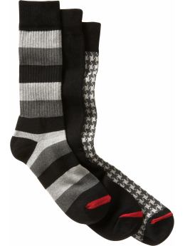 Gap Solid and striped socks (3-pack)