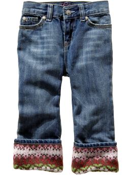 Gap Sweater cuff jeans