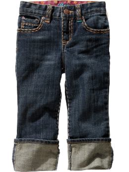 Gap Cuffed stitched jeans