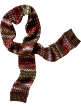 Gap Colorful fairisle scarf