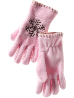 Gap Fleece snowflake gloves