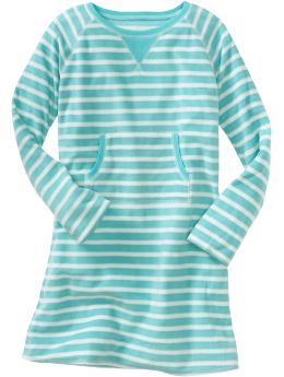 Gap Fleece striped sleep dress