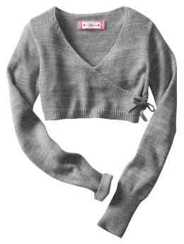 Gap Marled sparkle wrap sweater
