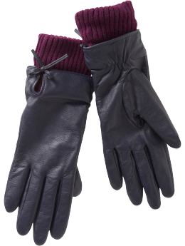 Gap Sweater leather glove