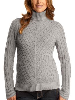 Gap Chevron cable knit turtleneck sweater