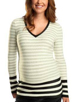 Gap Striped v-neck sweater