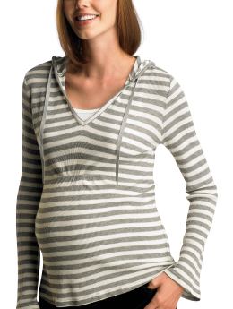 Gap Empire waist striped hoodie