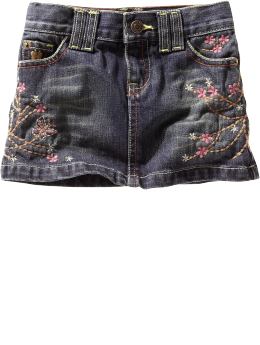 Gap Flower embroidered skirt
