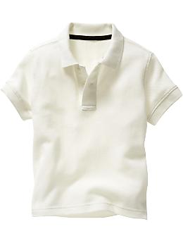 Gap Short-sleeved solid pique polo