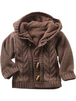 Gap Hooded cable cardigan