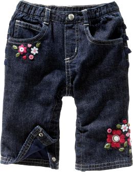 Gap Ruffle embroidered denim pants