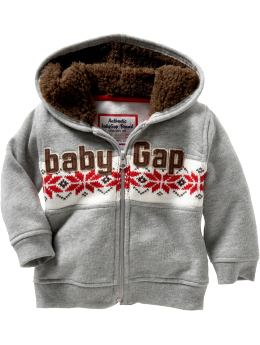 Gap Fairisle fleece hoodie