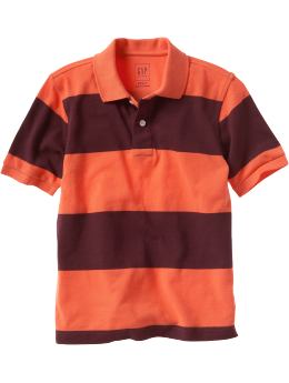 Gap Short-sleeved striped rugby polo