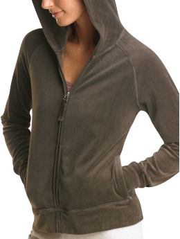 Gap Velour hooded jacket