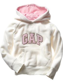 Gap Fleece arch logo hoodie