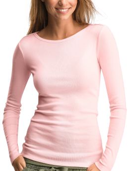 Gap Long-sleeved button boatneck T