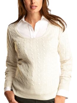 Gap Cable scoop neck sweater