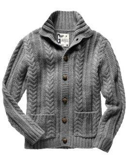 Gap Buttoned cable knit cardigan