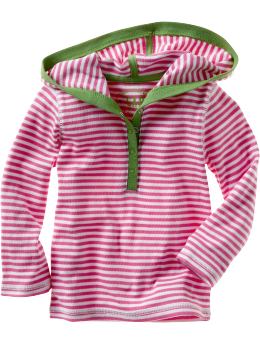 Gap Striped snap hoodie