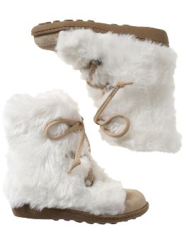 Gap Furry suede boots