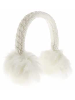 Gap Cable knit fur earmuffs