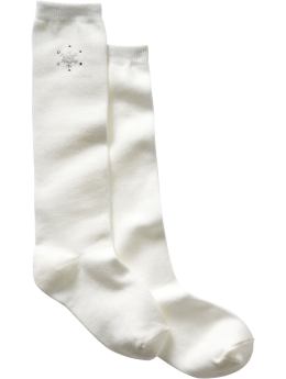 Gap Snowflake knee high socks