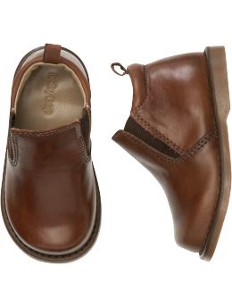 Gap Leather slip-on boots
