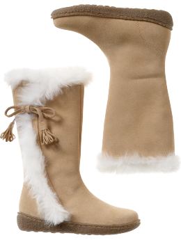 Gap Suede shearling boots