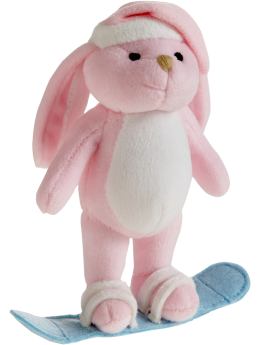 Gap Snow bunny squeaker toy