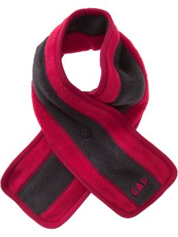 Gap Fleece center stripe scarf