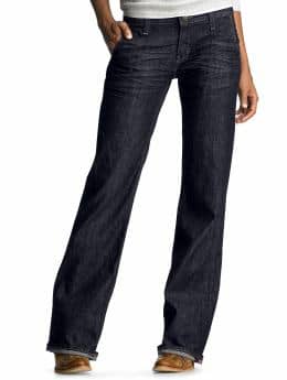 Gap Dark slouch jeans