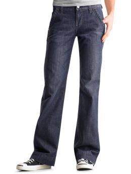 Gap Topstitched trouser jeans
