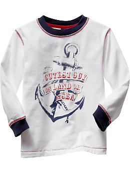 Gap Long-sleeved nautical graphic T