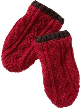Gap Cable knit mittens